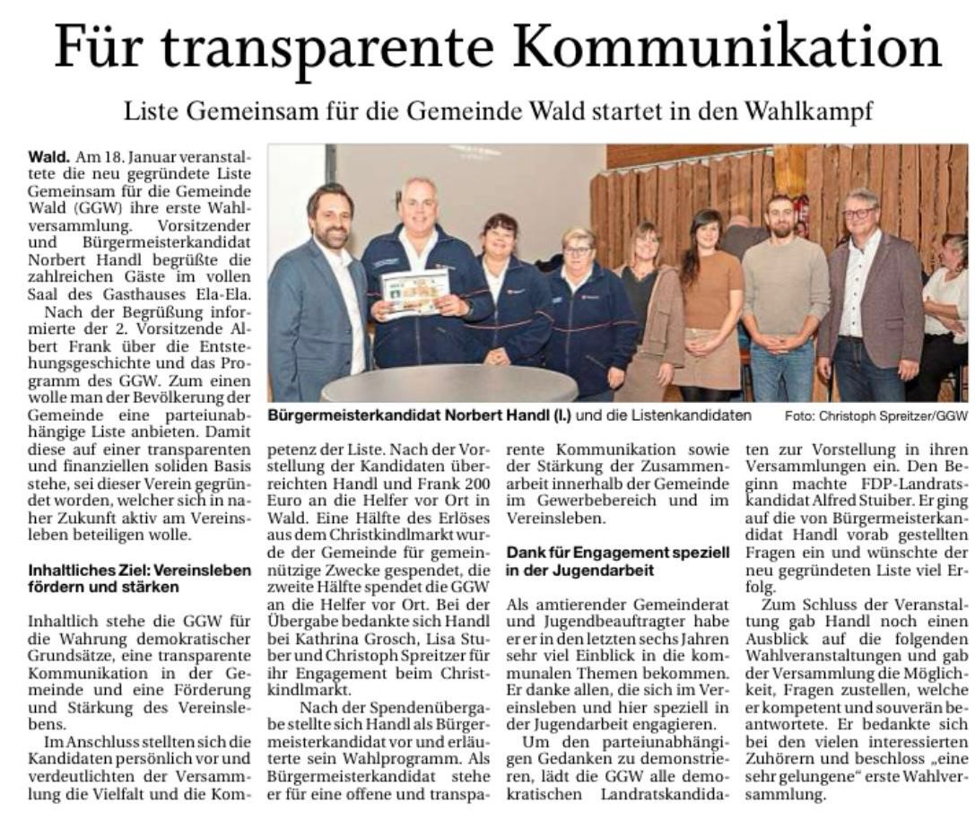 Wahlveranstaltung Bild 3